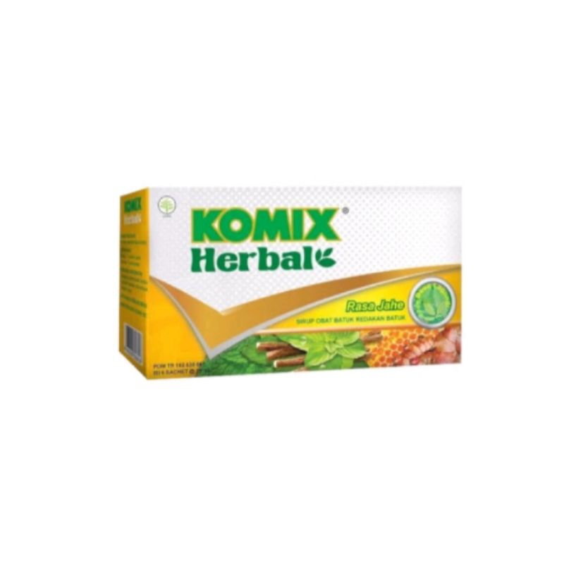 

KOMIX HERBAL RASA JAHE ISI 10 SACHET X 15 ML