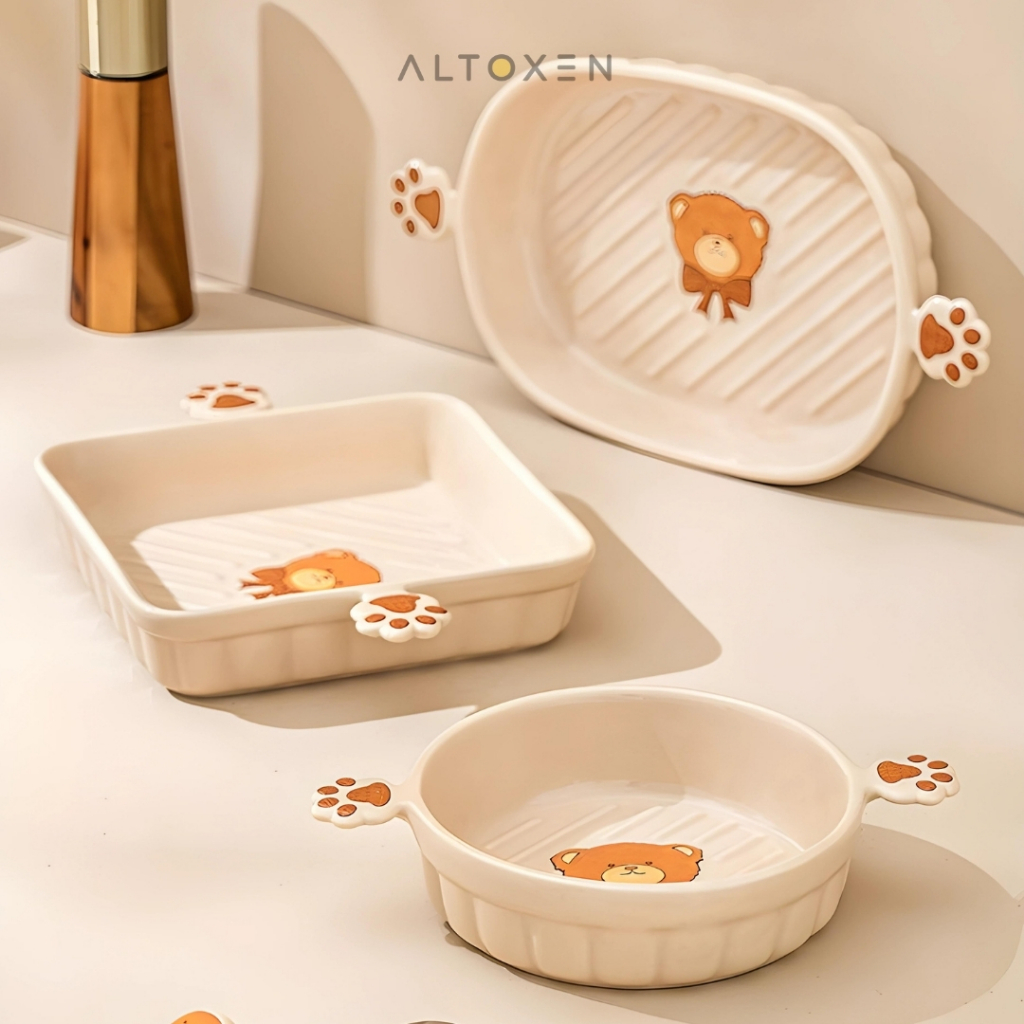 Piring Pastel Aesthetic Keramik Tableware Keramik Piring Korea Piring Estetik Piring Keramik Mangkok