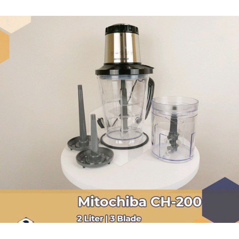 BLENDER MITOCHIBA CH200 CHOPPER CANGGIH NICE BAGUS MURAH CANTIK BISA JNT ATAU COD INSTAN READY PEKAN