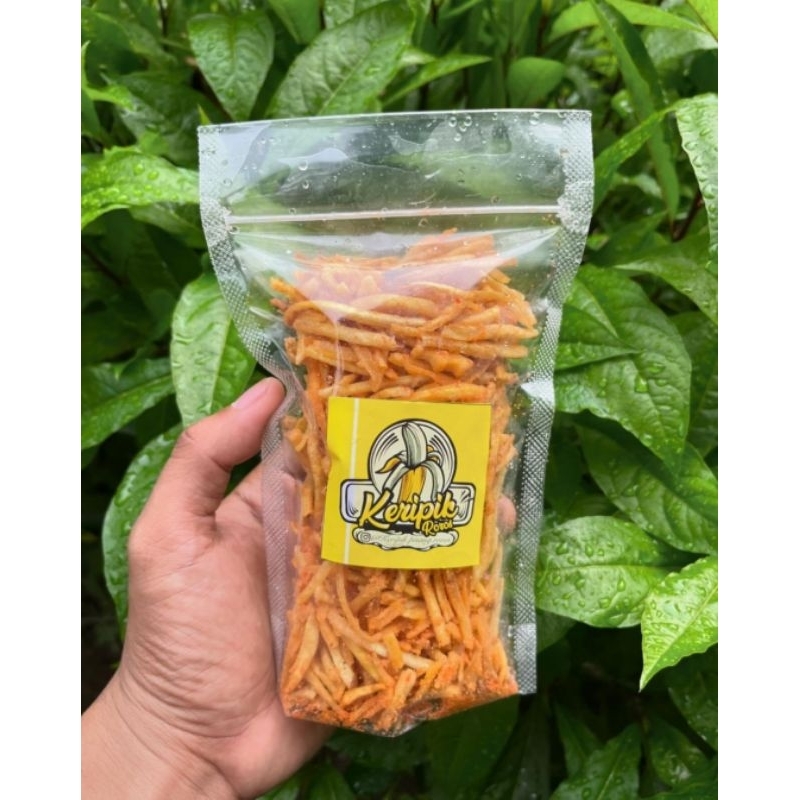 

(COD) keripik pisang roros, Rasa balado gurih/ pasti nyah roros renyah maknyos/enak buat cemilan kk ayo silakan order kak,