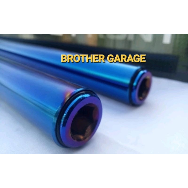 AS SHOCK BLUE DEPAN RX KING MERK CJDW UKURAN 30MM