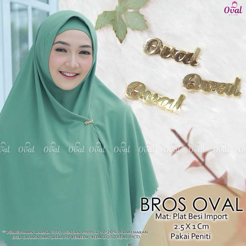 Bros Oval Original Oval Hijab bros hijab pin oval hijab oval