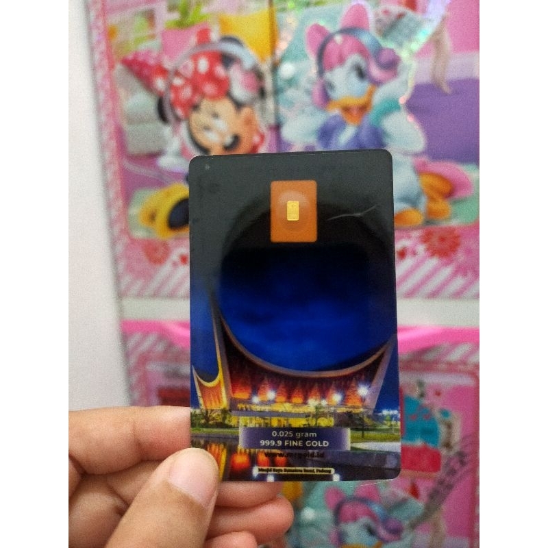 EMAS MURNI MR GOLD 0,025 Gram 999.9 FINE GOLD PT.DINAR KR