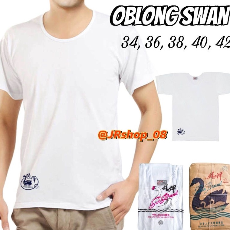 55 SALE Oblong pria SWAN brand  baju dalaman pria  kaos oblong cowok  baju oblong dewasa