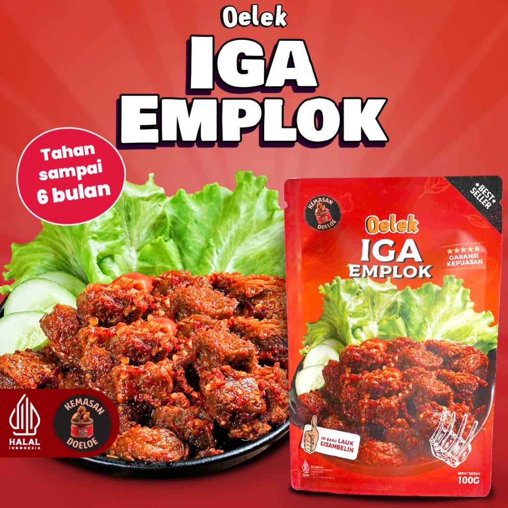 

Sikat abis Iga Emplok Oelek 1gr Iga Mercon Iga Sambal Oseng Iga