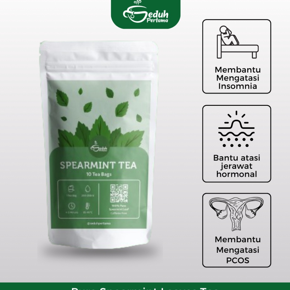 

Terkini Grosir Seduh Pertama Spearmint Tea Pure Spearmint Leaves Tea