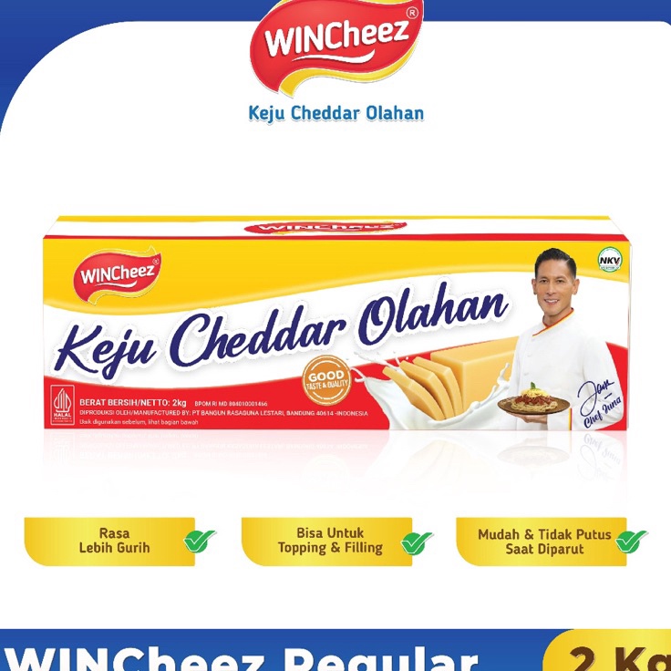 

Terjangkau Keju Wincheez Cheddar 2kg ED JAN 225