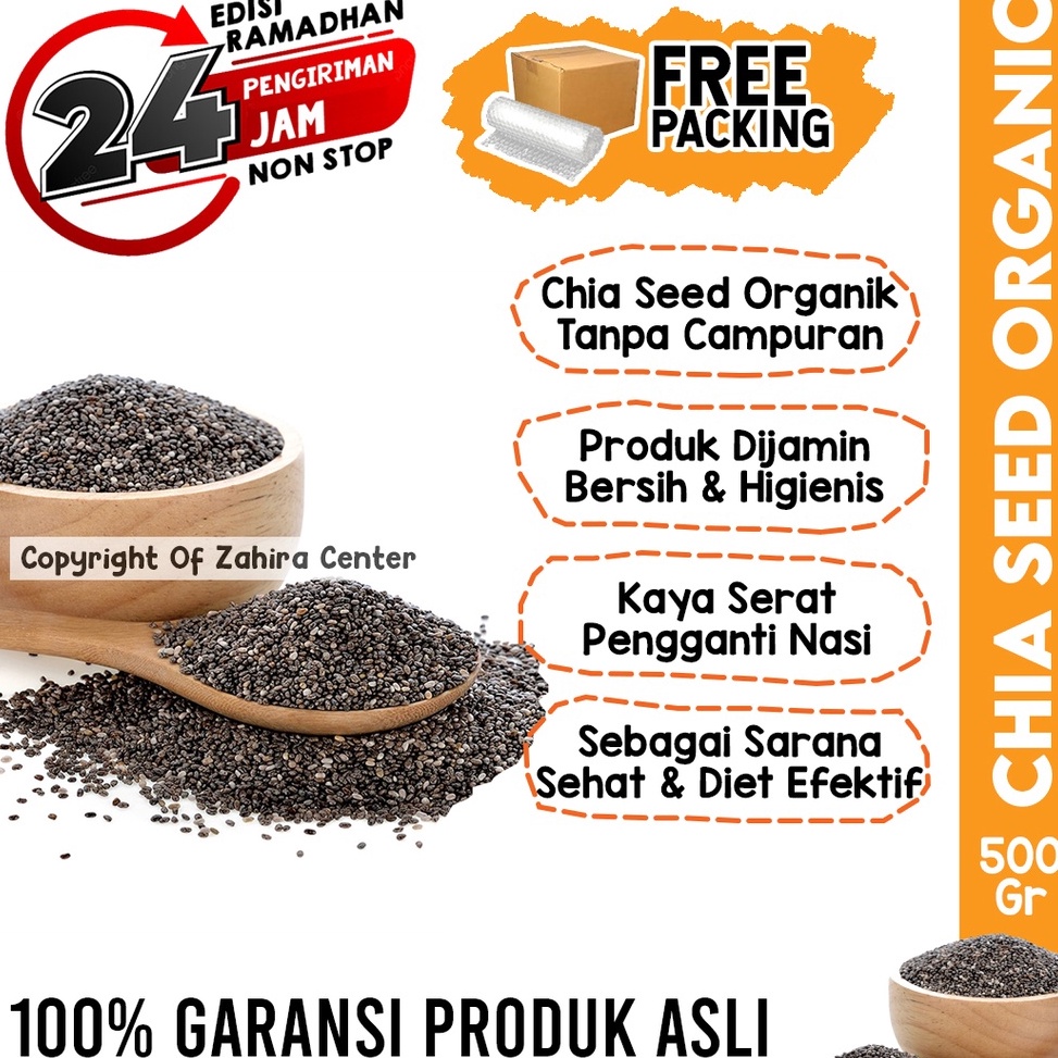 

Super Oke Organic Black Chia Seed 5Gr Premium Rasa Nikmat Dijamin Bersih Higienis Untuk Diet Ketogenic Keto