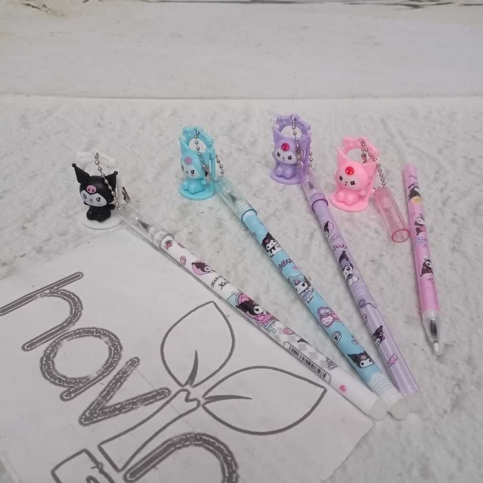 

ART T33T 12pc PENA BALLPEN PEN GEL motif gantung AYUNAN KUROMI