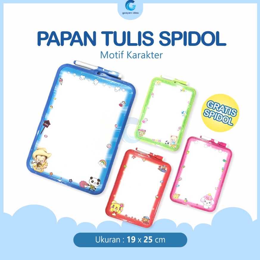 

ART O63R Papan Tulis Spidol Anak White Board Anak Menulis Menggambar