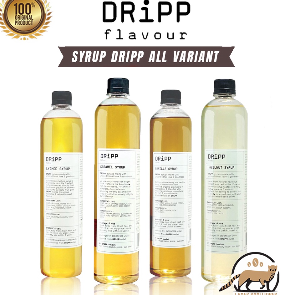 

Mau Hemat Dripp Syrup All Variant Sirup Dripp Pandan Caramel Hazelnut Vanilla Lychee Palm Sugar