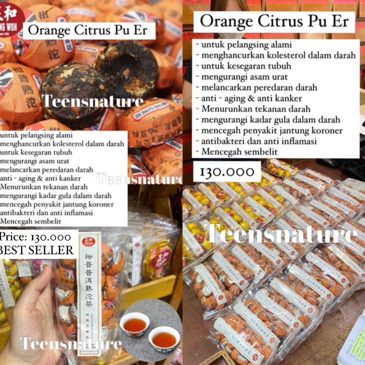 

Potongan spesial Orange Citrus Puer PENANG READY STOCK