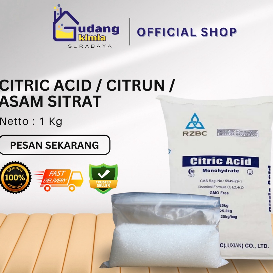 

Order Citric Acid Asam Sitrat Sitrun Makanan 1 KG
