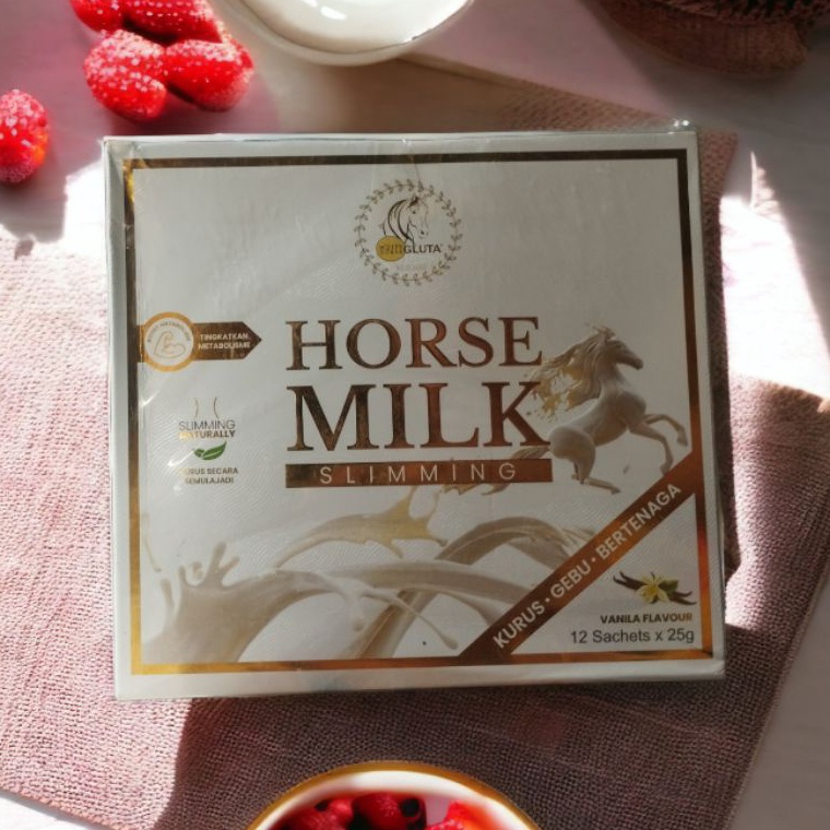 

Lagi Bagus JL Fara Horse Milk Sliming Vanila Susu harga 1 box 12 shacet