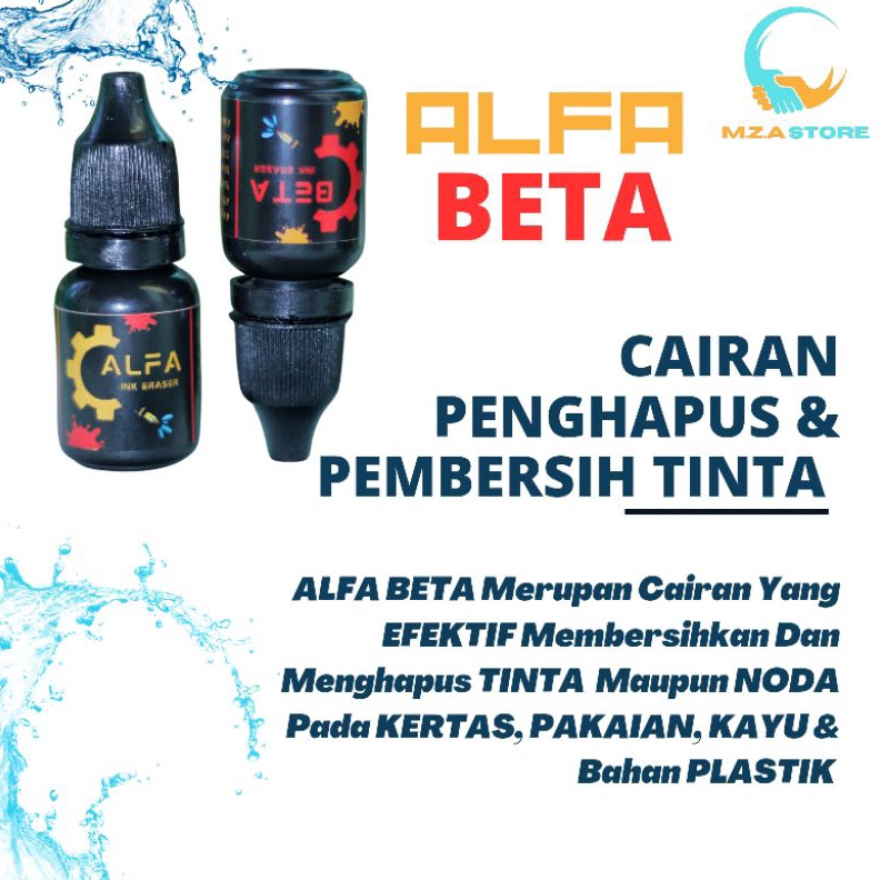 

ART Y22I INK Eraser ALFA Dan BETA Cairan Penghapus TINTA