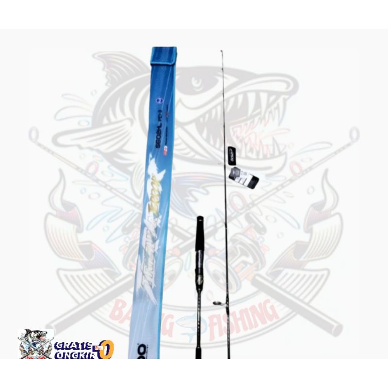 Joran carbon solid daido trisula teror jigging 180cm pe3 pe4 pe5 pe6