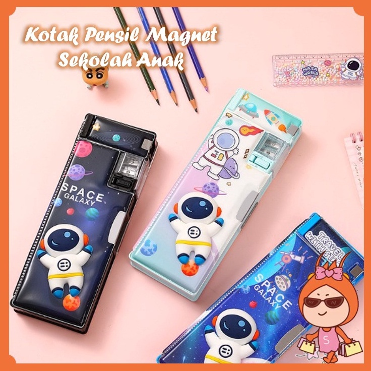 

ART I64B Reseller Welcome S5945 Kotak Pensil Case Magnet Untuk Anak Tk Sd Kotak Pensil Anak Lengkap Dengan Peruncing Tempat Pensil Karakter