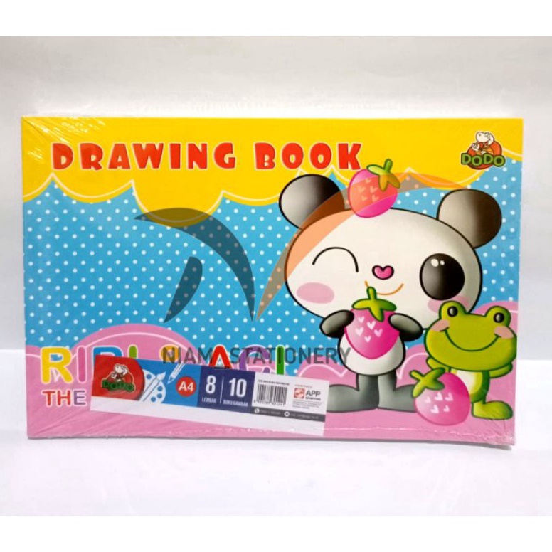 

ART N87R SATU PACK 1 PCS x 8 LEMBAR Drawing Book Buku Gambar A4 Dodo Buku Gambar Dodo