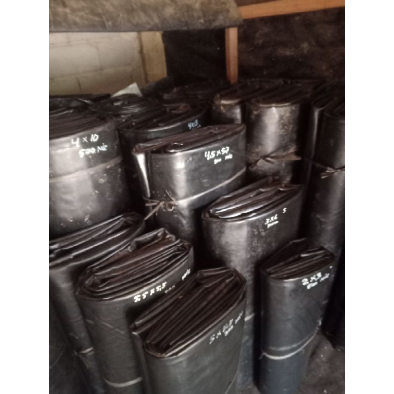 hdpe geomembran 500micron- hrg permter-persegi lebar 4 mtr