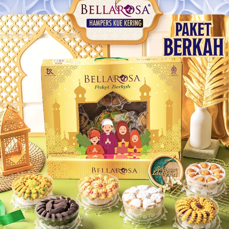 

Barang keren KUE KERING LEBARAN 224 PAKET BERKAH ISI 6 TOPLES BELLAROSA PAKET KUE KERING