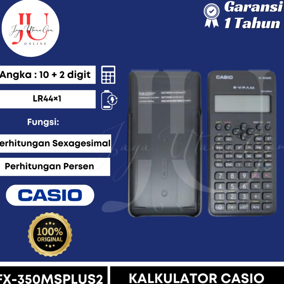 

ART G2B KALKULATOR SCIENTIFIC CASIO FX 35MS 2 ORI