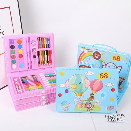 

ART C83N Crayon Set 68pcs Krayon Mewarnai Anak 68pcs Pensil Warna Set 68 pcs