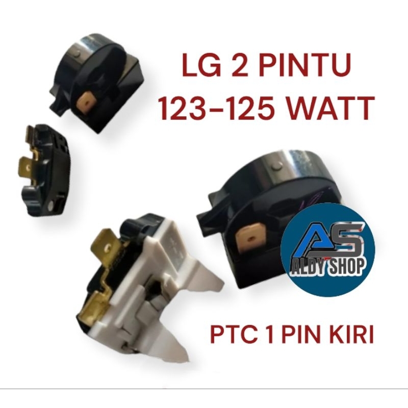 overload kulkas LG 2 pintu model relay 1 pin kiri/ PTC relay kulkas 2 pintu / overlut kulkas LG 2 pi