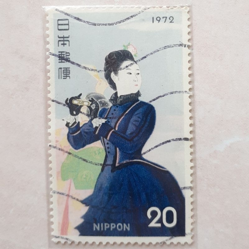 

Perangko Jepang Philatelic Week - Japanese Art (A Ballon Rising, Gakuryo Nakamura (1890-1969)) Tahun 1972