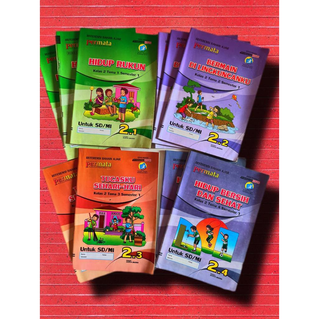 LKS PERMATA KELAS 2 TEMA 1, 2, 3 DAN 4 SEMESTER 1 SD/MI KURIKULUM 2013 EDISI REVISI