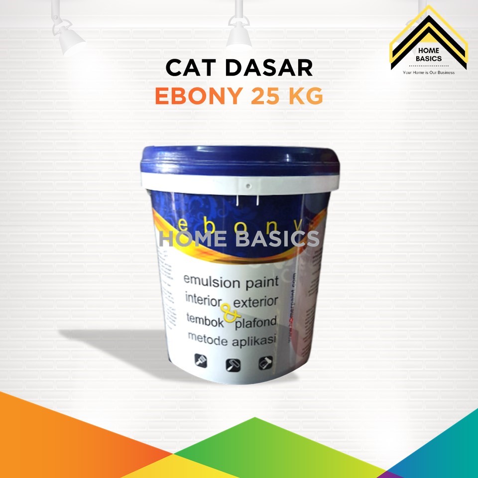 Cat Dasar Murah Ebony 25 kg / Pail / Wall Sealer / Alkali Sealer Interior Eksterior