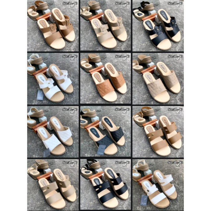 SANDAL SLIP ALAS EMPUK NYAMAN DIPAKAI
