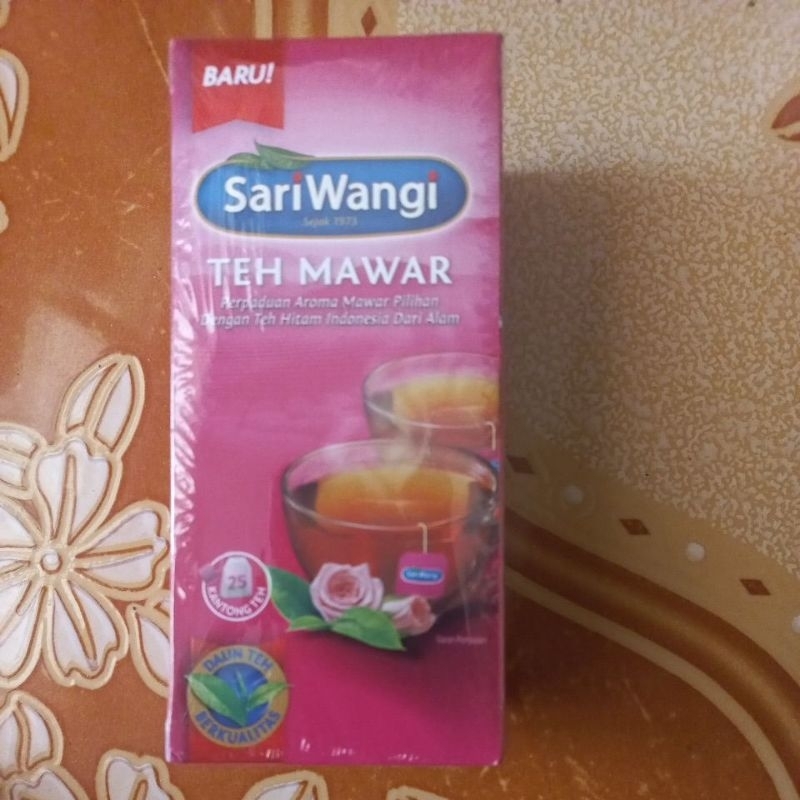

teh mawar sariwangi 25 kantong