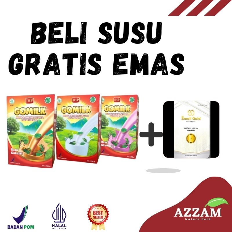 

GOMILK SUSU KAMBING ETAWA PLUS HERBAL