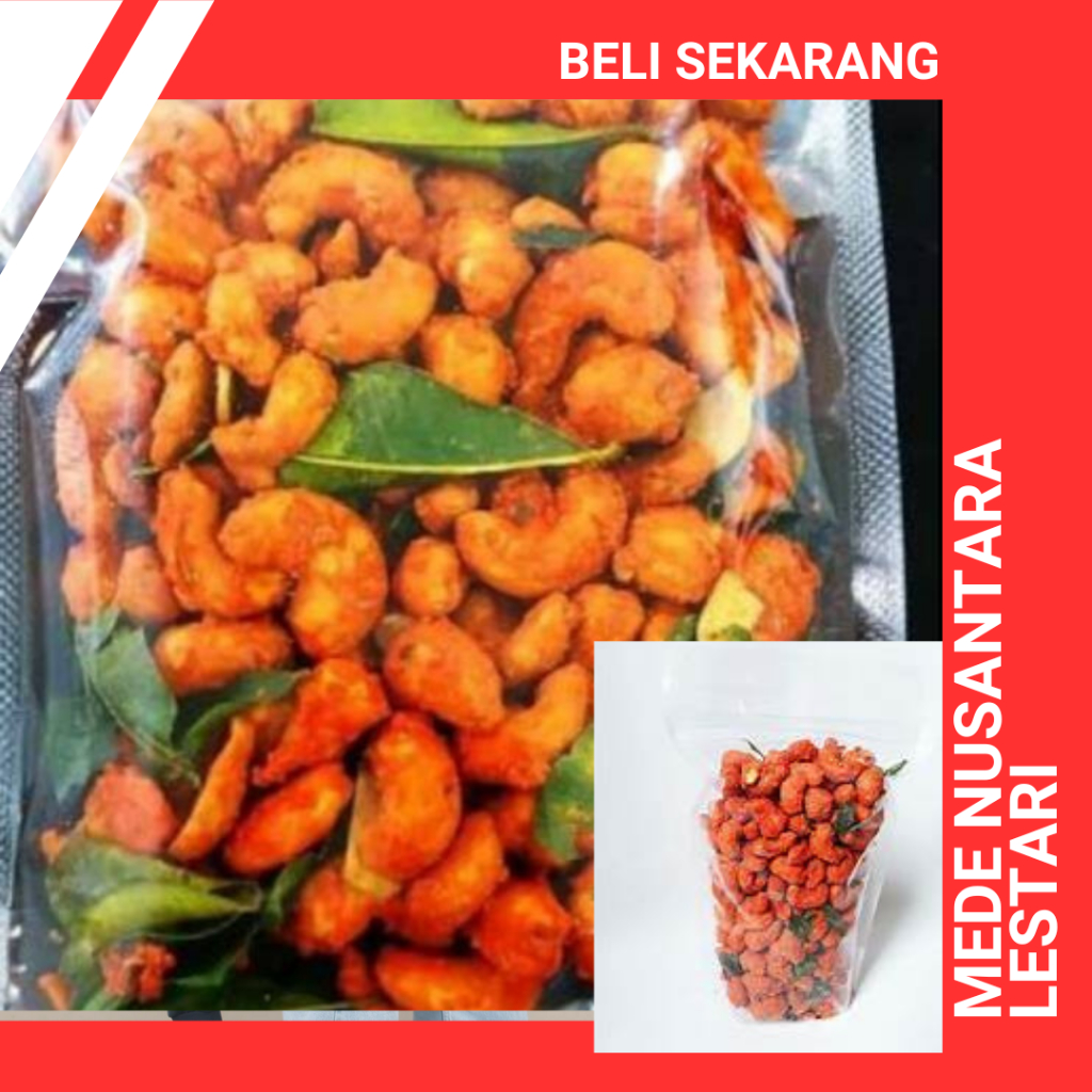 

500Ggran Kacang Mede Thailand / Mede Thailand Best Seller / Mete Pedas Daun Jeruk / Hot Cashew