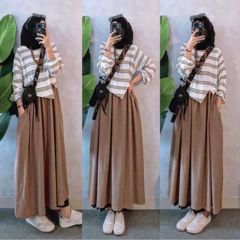 Gamis Midi Sarah New Wanita