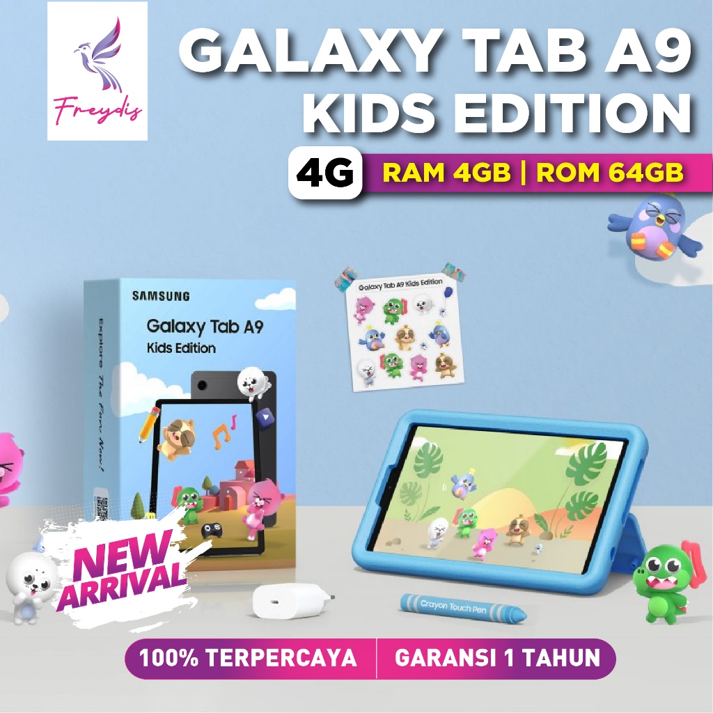 Samsung Galaxy Tab A9 LTE 4/64GB RAM 4 ROM 64 GB Tablet Kids Edition