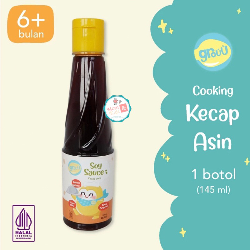 

RB GROUU SOY SAUCE KECAP ASIN KECAP MANIS COOKING SAUCES MPASI BAYI ANAK