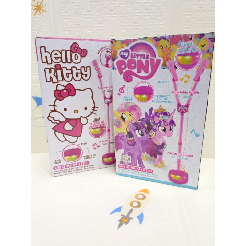 Mainan Microphone Anak Adjustable Stand Microphone Anak
