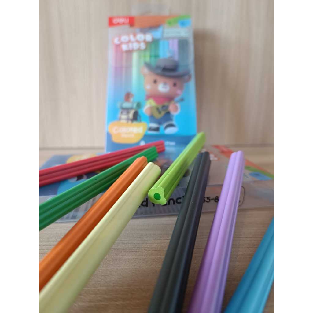 

Deli Pensil Warna/Colored Pencil 8colors EC135-8