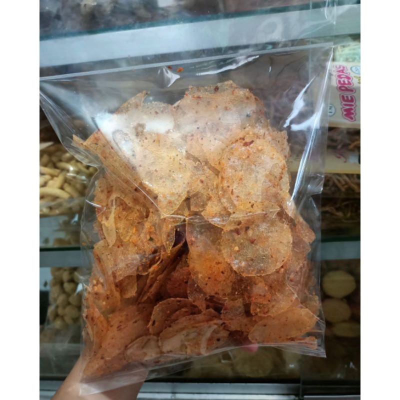 

KRIPIK KACA ELOD PEDAS 100 GRAM