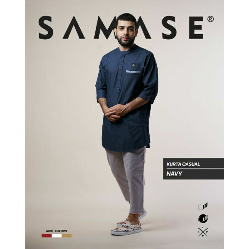 SAMASE SOLO KURTA CASUAL A091 LENGAN 3/4