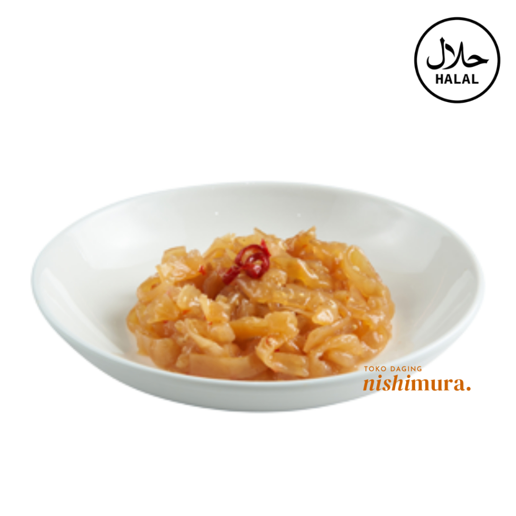 

Chuka Kurage Seasoned Jelly Fish Ubur Ubur Berbumbu Siap Makan Resto Jepang - Nishimura Nishimurashop