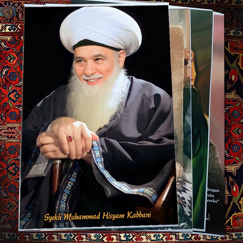 POSTER UKURAN BESAR ATAU JUMBO SYECH HISYAM KABBANI BAHAN LUSTER UV READY SEMUA UKURAN