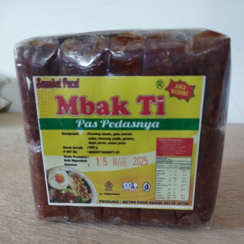 

SAMBAL PECEL ASLI KEDIRI 500GR