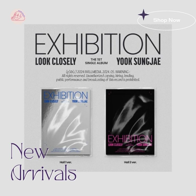[PO] YOOK SUNGJAE | SUNG JAE [BTOB] 1st Single Album - EXHIBITION : Look Closely (Photobook, Poca Al