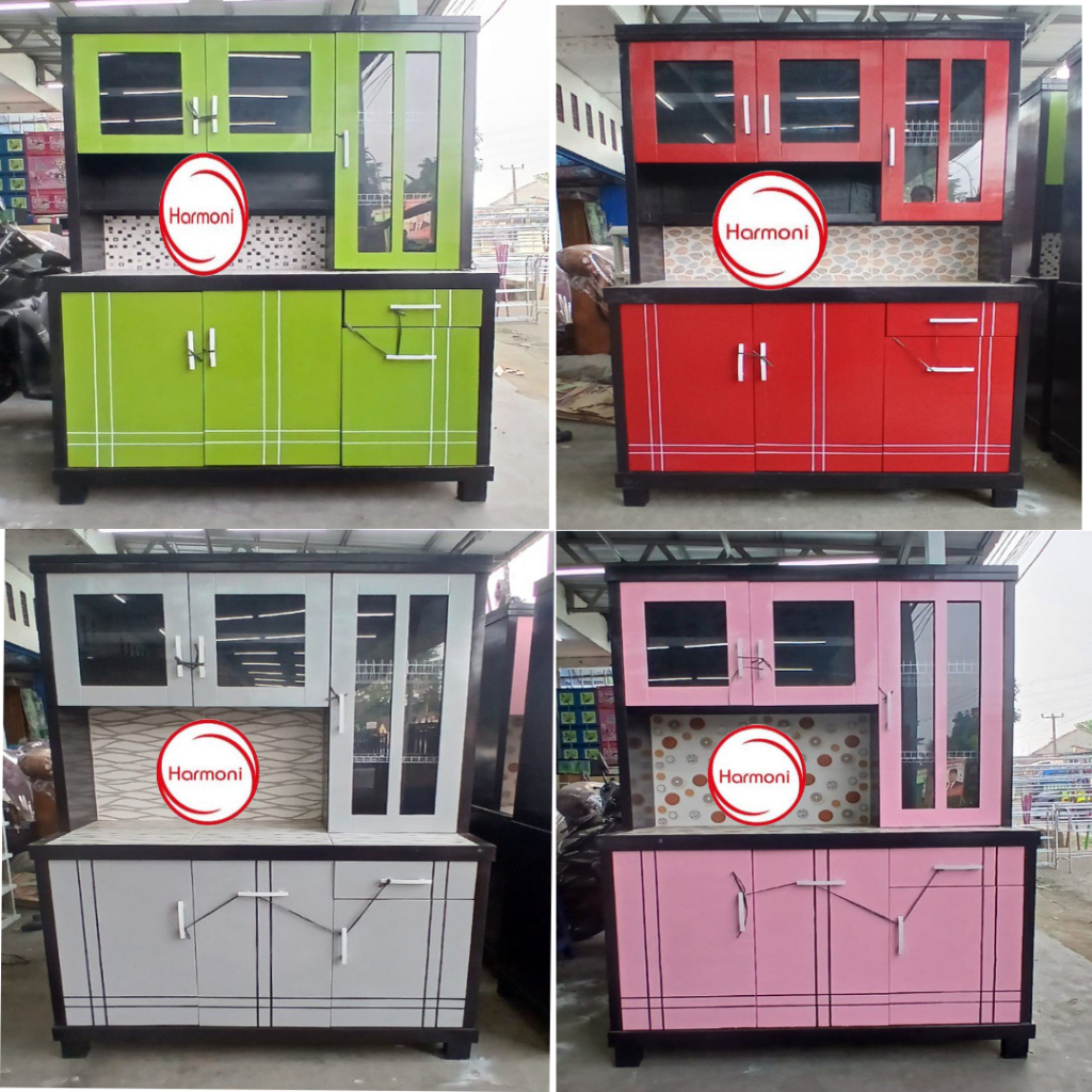 RAK PIRING KAYU 3 PINTU RAK SAYUR KAYU 3 PINTU LEMARI SAYUR 3 PINTU KAYU