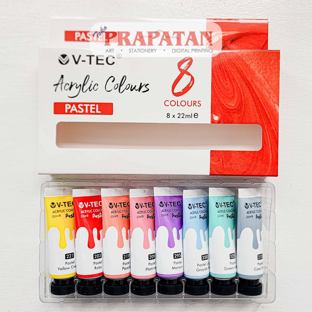 

RB Cat Akrilik Set V-TEC 8x22ml V-TEC Acrylic Set
