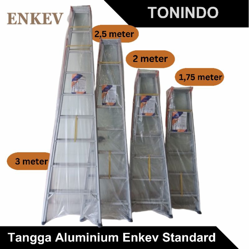 Tangga Lipat Aluminium Standard Enkev/ Galaxy Star/ Hercules