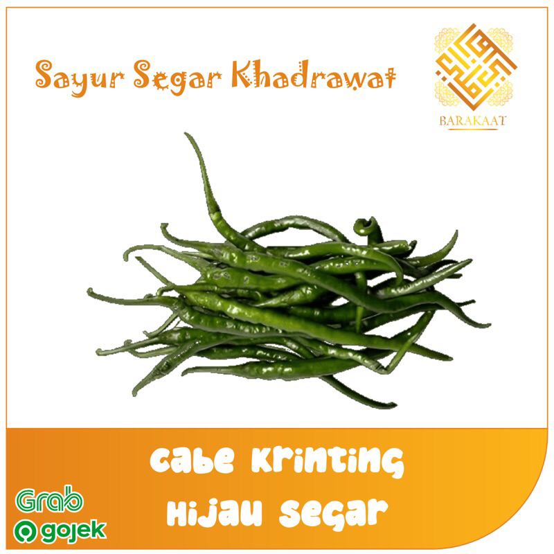 

Cabe Keriting Hijau Segar