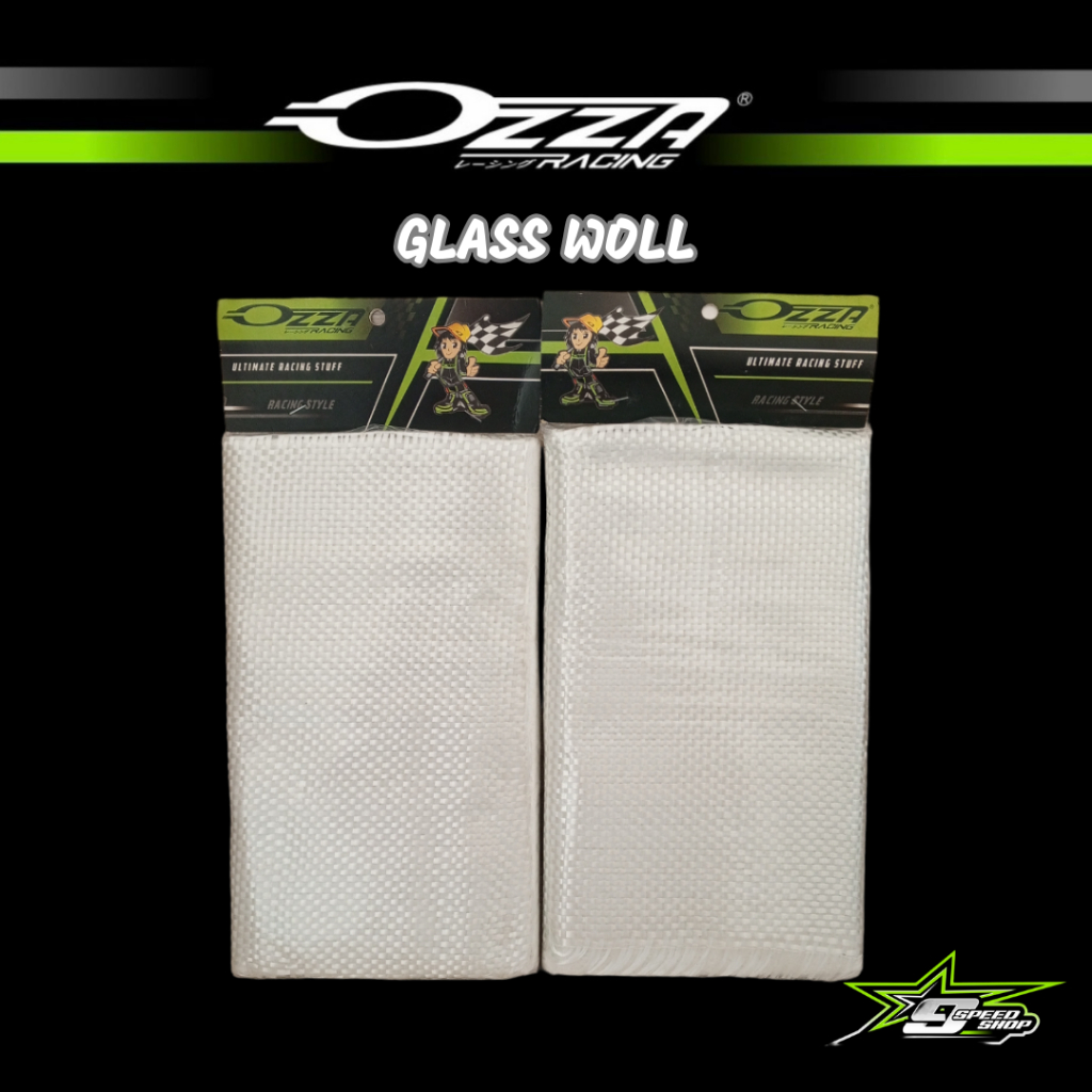Ozza Glasswool Knalpot Original/Lapis Serat Peredam Knalpot/Glaswool/Gasbul